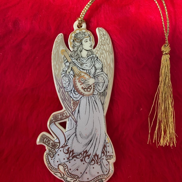 Lenox Vintage Rare Lenox Baroque Angel w/Mandolin Ornament. - Picture 6 of 9